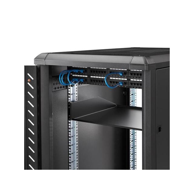 StarTech.com - Estante Bandeja Cantilever 2U para Armario Rack de Servidores de 19 Pulgadas - Profundidad Fija de 18 Pulgadas (4