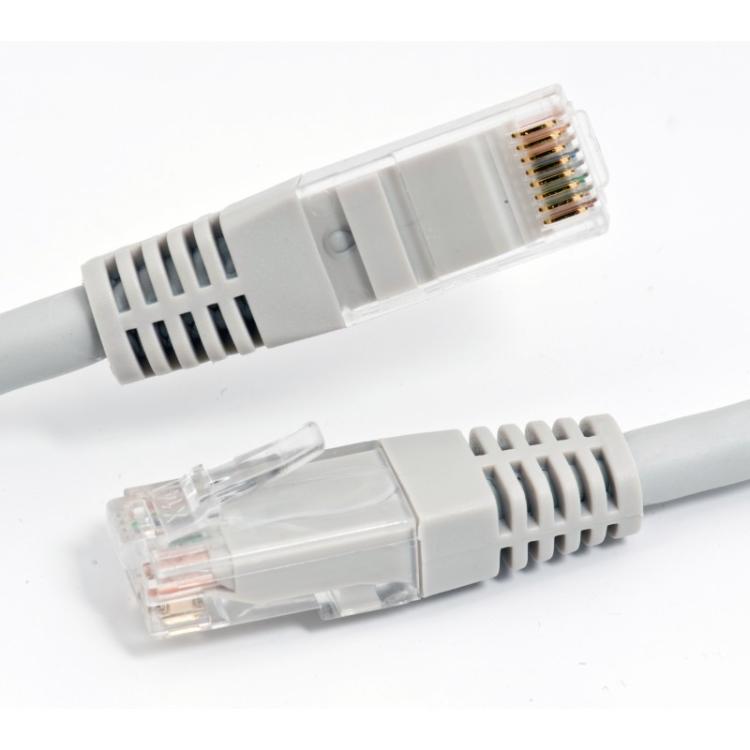 L-Link - RJ-45 Cat6 M-M 10m cable de red Gris