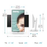 BenQ - GW2790QT pantalla para PC 68,6 cm (27") 2560 x 1440 Pixeles Quad HD LED Blanco
