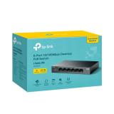 TP-Link - LiteWave LS106LP switch No administrado Fast Ethernet (10/100) Energía sobre Ethernet (PoE) Negro
