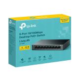 TP-Link - LiteWave LS109P switch No administrado Fast Ethernet (10/100) Energía sobre Ethernet (PoE) Negro