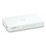 D-Link - GO-SW-8G/E switch No administrado Gigabit Ethernet (10/100/1000) Blanco