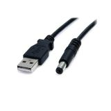 StarTech.com - Cable de 91cm de alimentación USB A a M de Tipo Barril de 5,5mm