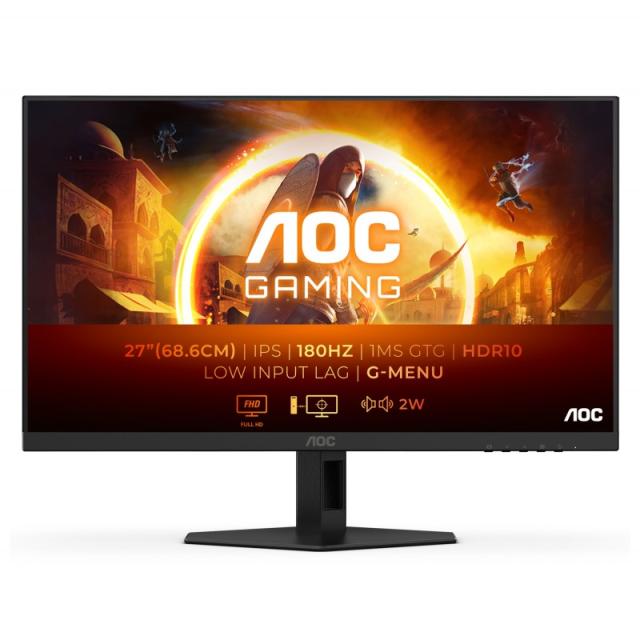AOC - 27G4XE pantalla para PC 68,6 cm (27") 1920 x 1080 Pixeles Full HD LCD Negro, Gris