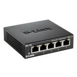D-Link - DGS-105 switch No administrado L2 Gigabit Ethernet (10/100/1000) Escritorio Negro