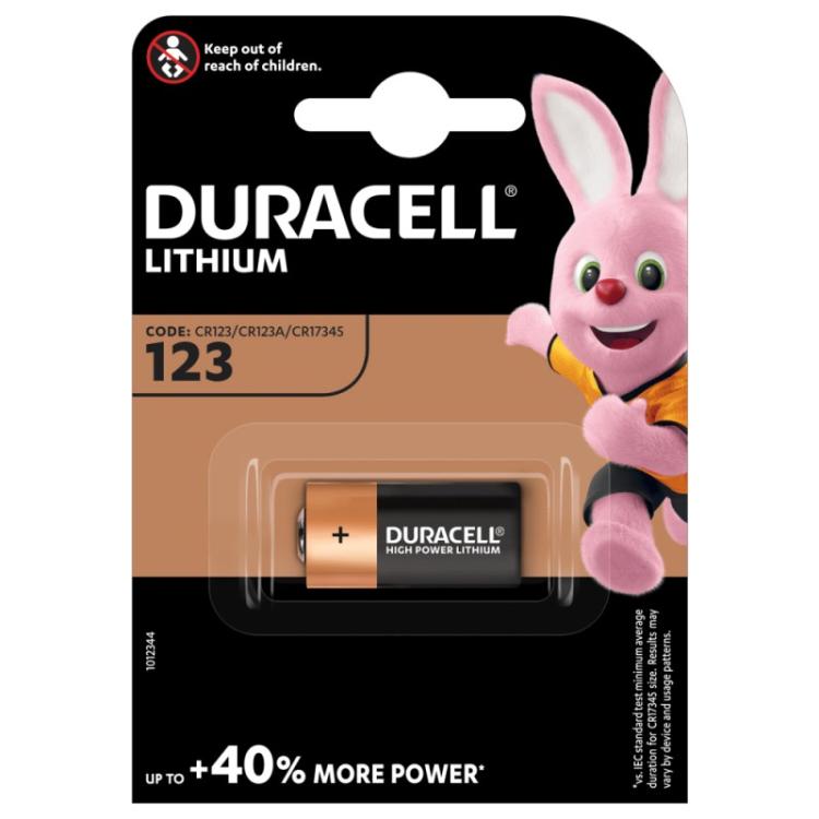 Duracell - 123106 pila doméstica Batería de un solo uso CR123A Litio