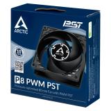 ARCTIC - P8 PWM PST Carcasa del ordenador Ventilador 8 cm Negro