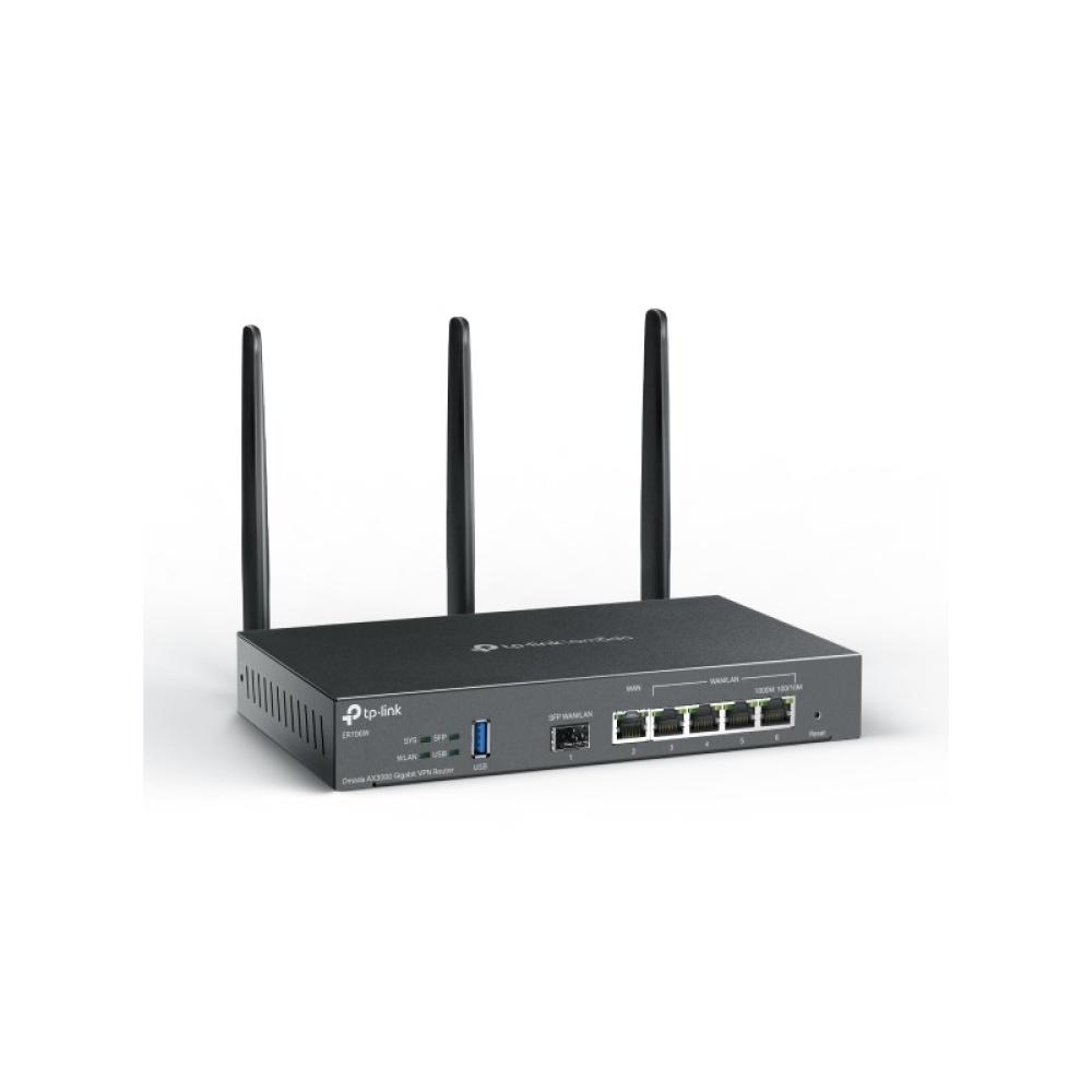 TP-Link - Omada ER706W router inalámbrico Gigabit Ethernet Doble banda (2,4 GHz / 5 GHz) Negro
