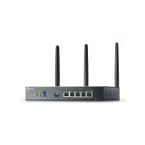 TP-Link - Omada ER706W router inalámbrico Gigabit Ethernet Doble banda (2,4 GHz / 5 GHz) Negro