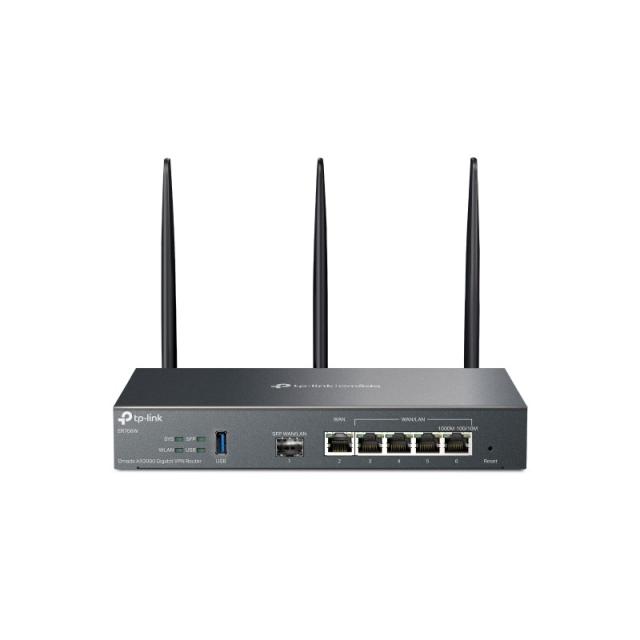 TP-Link - Omada ER706W router inalámbrico Gigabit Ethernet Doble banda (2,4 GHz / 5 GHz) Negro