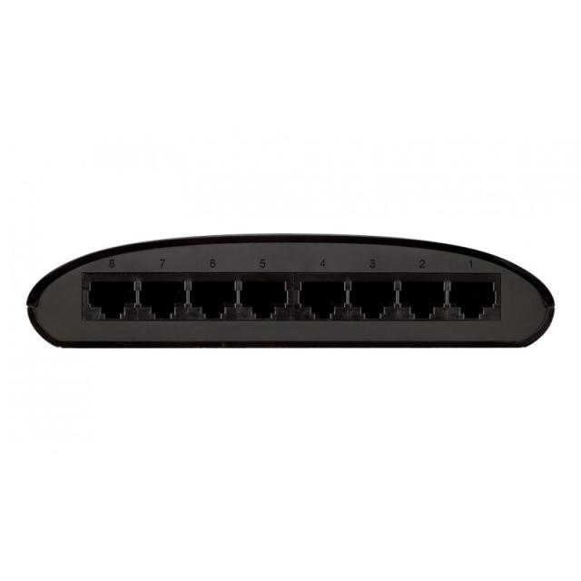 D-Link - DES-1008D No administrado Fast Ethernet (10/100) Negro