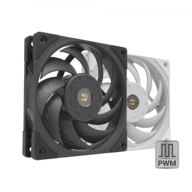 Mars Gaming - MF-NC, Ventilador PC PWM 120mm, Rodamiento FDB de Cobre Hiperbalanceado, Ventilador Silencioso con Diseño d - MFNC