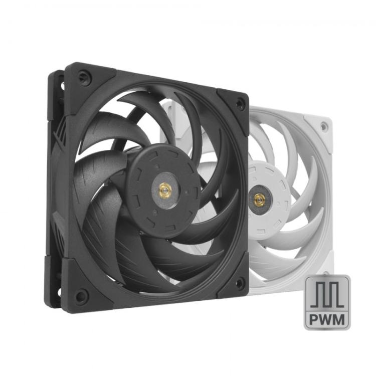 Mars Gaming - MF-NC, Ventilador PC PWM 120mm, Rodamiento FDB de Cobre Hiperbalanceado, Ventilador Silencioso con Diseño d - MFNC