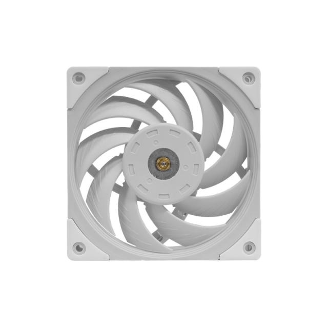 Mars Gaming - MF-NC, Ventilador PC PWM 120mm, Rodamiento FDB de Cobre Hiperbalanceado, Ventilador Silencioso con Diseño - MFNCW