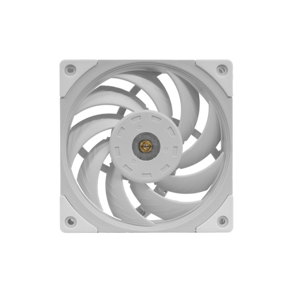 Mars Gaming - MF-NC, Ventilador PC PWM 120mm, Rodamiento FDB de Cobre Hiperbalanceado, Ventilador Silencioso con Diseño - MFNCW