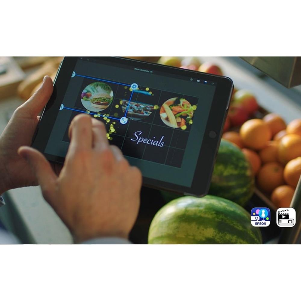 Epson - EB-L530U videoproyector Proyector de alcance estándar 5200 lúmenes ANSI 3LCD WUXGA (1920x1200) Blanco