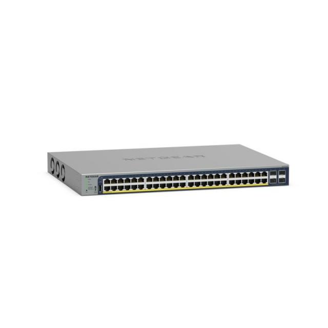 NETGEAR - GS728TP Gestionado L2/L3/L4 Gigabit Ethernet (10/100/1000) Energía sobre Ethernet (PoE) Gris