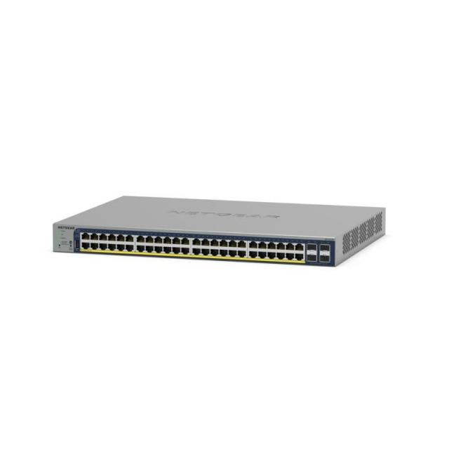 NETGEAR - GS728TP Gestionado L2/L3/L4 Gigabit Ethernet (10/100/1000) Energía sobre Ethernet (PoE) Gris