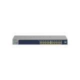 NETGEAR - GS724TPv3 Gestionado L2 Gigabit Ethernet (10/100/1000) Energía sobre Ethernet (PoE) Gris