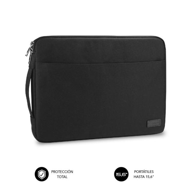 SUBBLIM - Funda Ordenador Urban Laptop Sleeve 15,6" Black