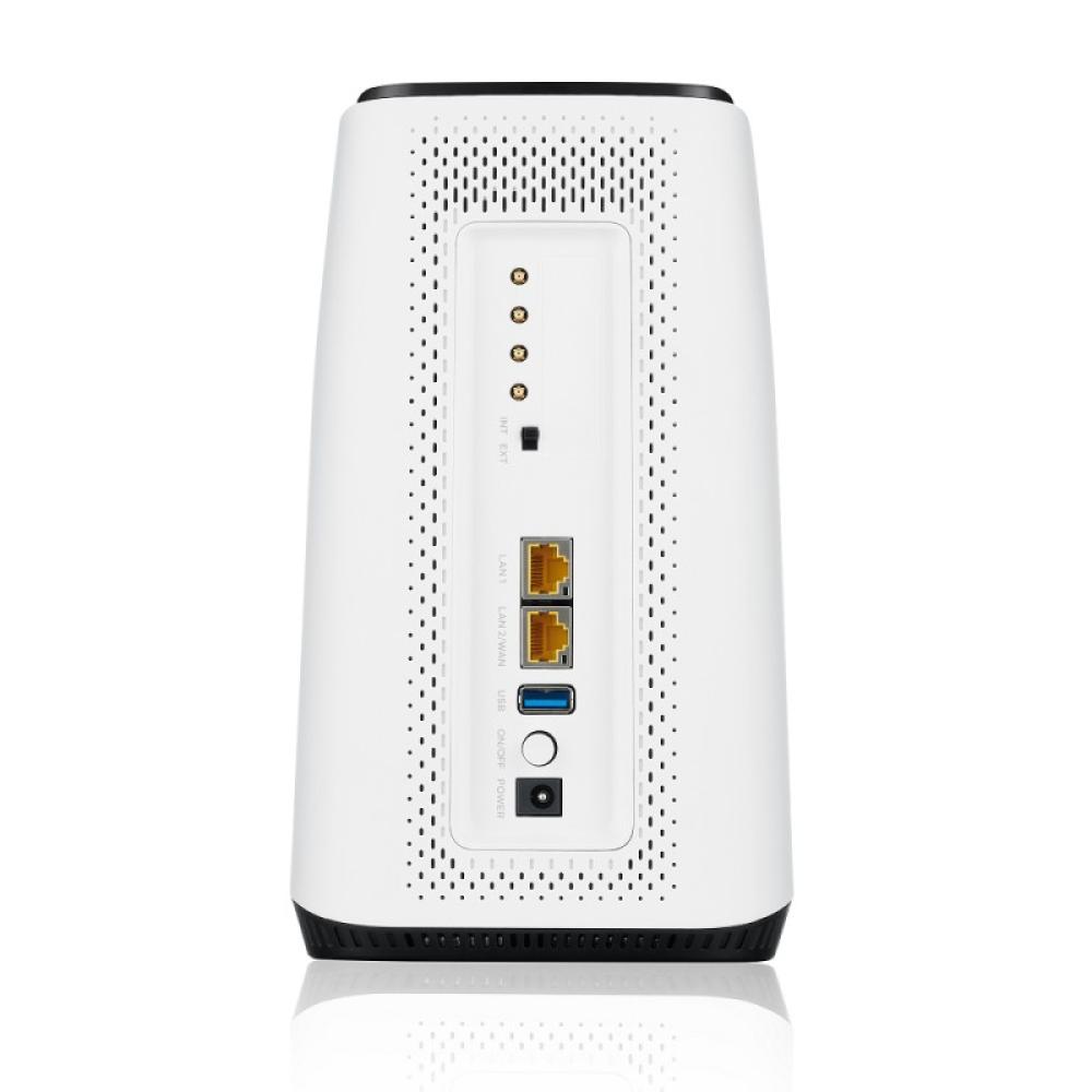 Zyxel - FWA510 router inalámbrico Multi-Gigabit Ethernet Tribanda (2,4 GHz/5 GHz/5 GHz) 5G Negro, Blanco
