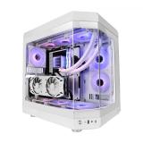Mars Gaming - MC-3T, Caja Gaming Custom ATX, Triple Ventana Cristal Templado Continuo, Soporte Refrigeración Líquida Com - MC3TB