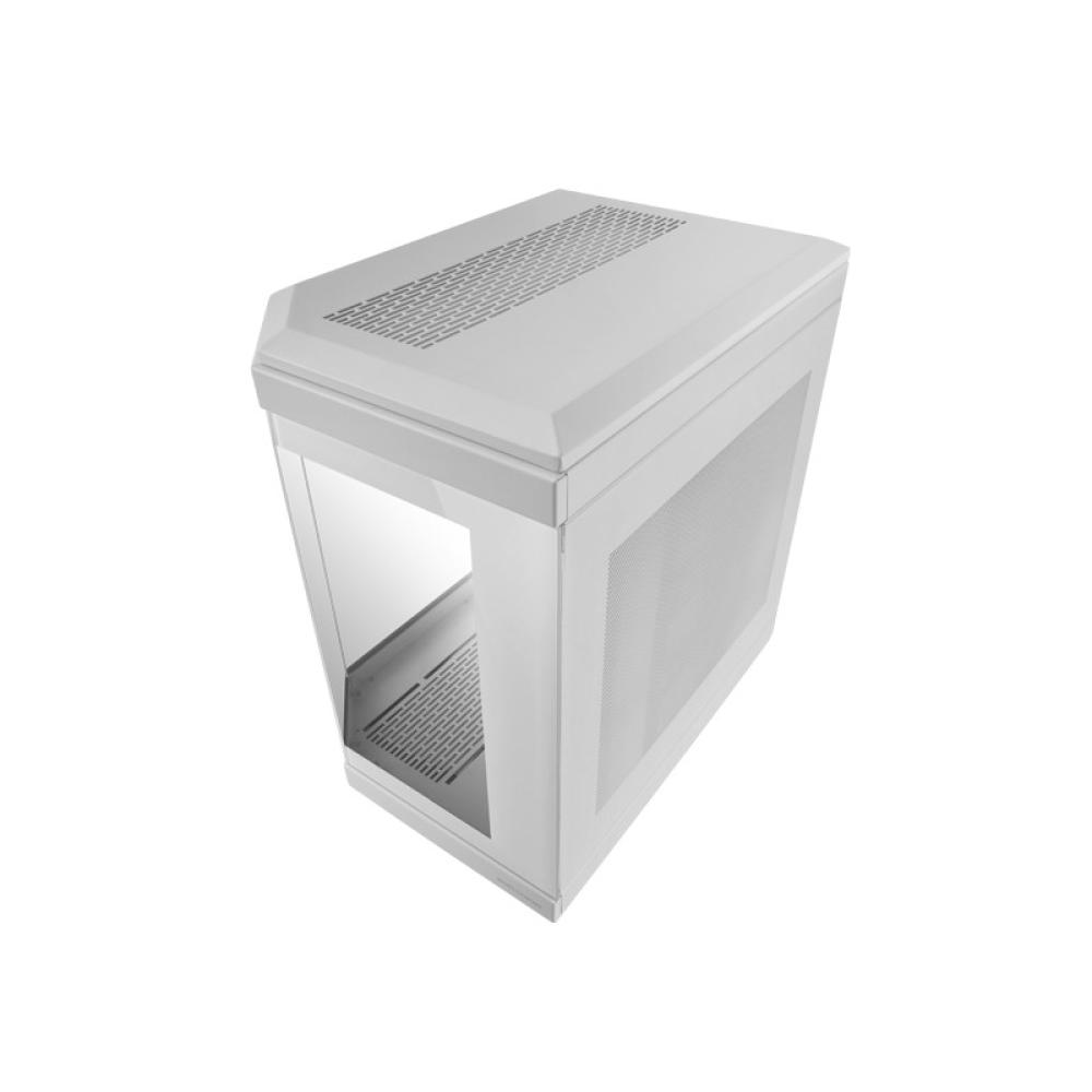 Mars Gaming - MC-3T, Caja Gaming Custom ATX, Triple Ventana Cristal Templado Continuo, Soporte Refrigeración Líquida Com - MC3TB