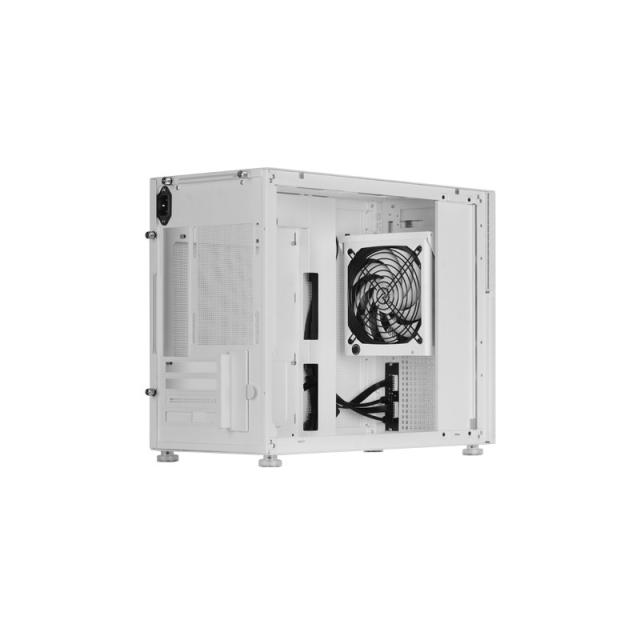 Mars Gaming - MC-LCD, Caja PC Compacta Micro-ATX, Pantalla LCD IPS 8", Rejilla Mesh Lateral, Superior y Frontal, Ventan - MCLCDW