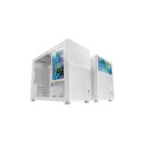 Mars Gaming - MC-LCD, Caja PC Compacta Micro-ATX, Pantalla LCD IPS 8", Rejilla Mesh Lateral, Superior y Frontal, Ventan - MCLCDW