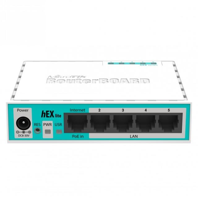 Mikrotik - hEX lite router Blanco