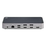 StarTech.com - Docking Station USB-C para 3 Monitores - Dock USB C Triple HDMI/DP de 4K - 5x Hub USB - GbE - PD 100W - Replicado