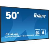 iiyama - LH5065UHSB-B1AG pantalla de señalización Pantalla plana para señalización digital 125,7 cm (49.5") LCD Wifi 800 cd / m²