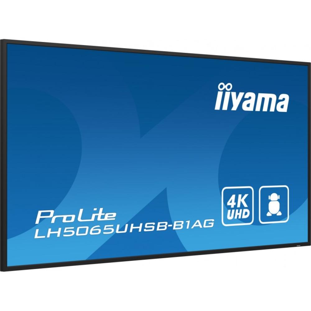 iiyama - LH5065UHSB-B1AG pantalla de señalización Pantalla plana para señalización digital 125,7 cm (49.5") LCD Wifi 800 cd / m²