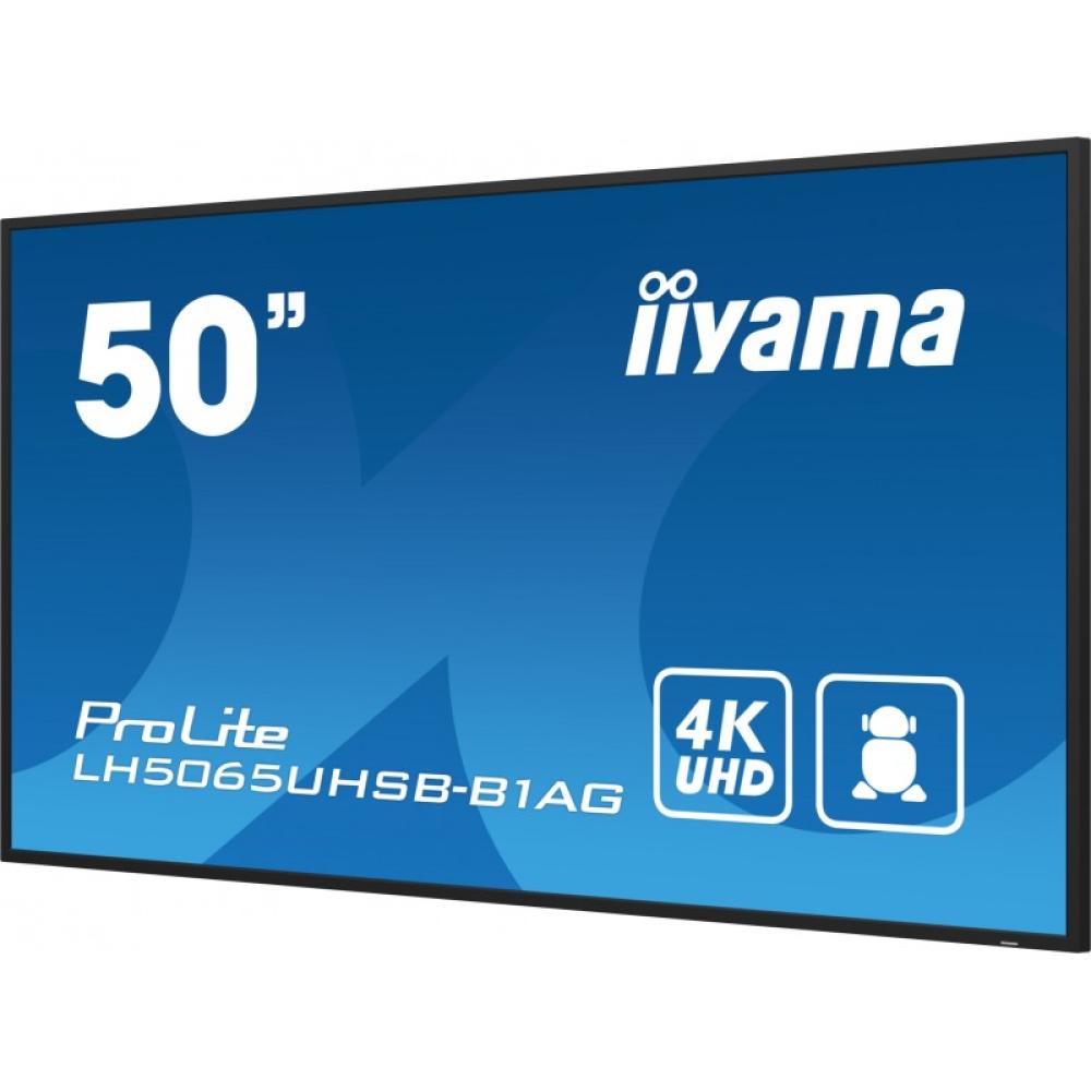 iiyama - LH5065UHSB-B1AG pantalla de señalización Pantalla plana para señalización digital 125,7 cm (49.5") LCD Wifi 800 cd / m²