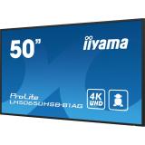 iiyama - LH5065UHSB-B1AG pantalla de señalización Pantalla plana para señalización digital 125,7 cm (49.5") LCD Wifi 800 cd / m²