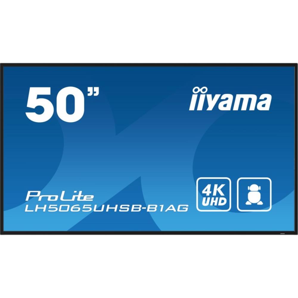 iiyama - LH5065UHSB-B1AG pantalla de señalización Pantalla plana para señalización digital 125,7 cm (49.5") LCD Wifi 800 cd / m²