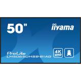 iiyama - LH5065UHSB-B1AG pantalla de señalización Pantalla plana para señalización digital 125,7 cm (49.5") LCD Wifi 800 cd / m²