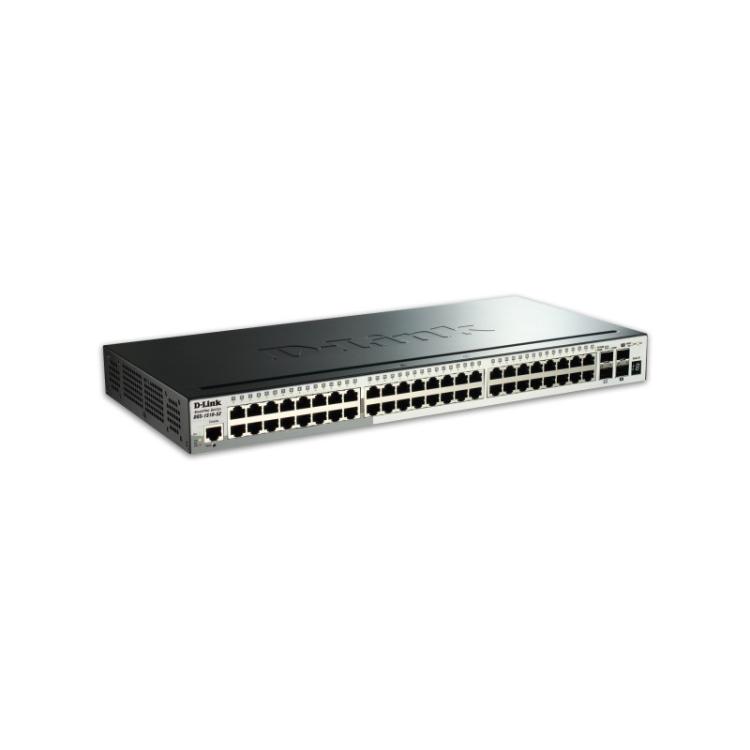 D-Link - DGS-1510-52X switch Gestionado L3 Gigabit Ethernet (10/100/1000) 1U Negro