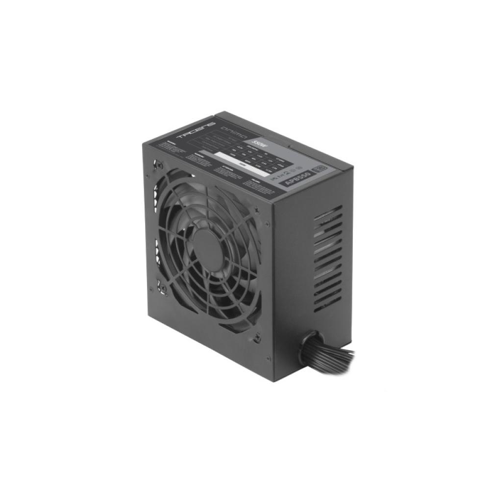 Tacens - APB550, Fuente Alimentación PC ATX 550W, 80Plus Bronze, 85% Eficiencia, Tecnologías SMD y DC-DC, Ventilador Ultra-silen