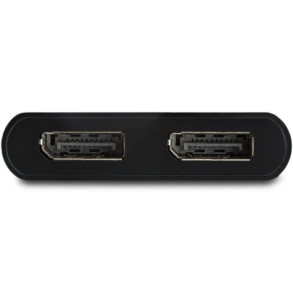 StarTech.com - Hub MST de 2 Puertos DisplayPort 1.2 - Divisor Splitter DP de 2 Monitores - Adaptador DP a 2x DisplayPort 4K 30Hz