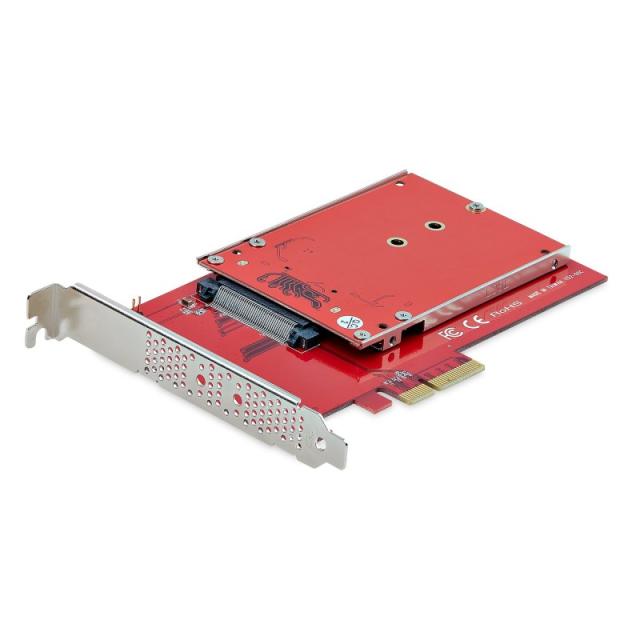 StarTech.com - Adaptador M.2 a U.3 para SSDs M.2 NVMe - Conversor Adaptador de Host de Unidad M.2 PCIe a U.3 de 2,5 (SFF-TA-1001