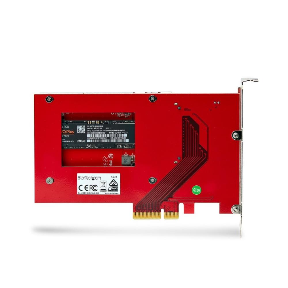 StarTech.com - Adaptador M.2 a U.3 para SSDs M.2 NVMe - Conversor Adaptador de Host de Unidad M.2 PCIe a U.3 de 2,5 (SFF-TA-1001