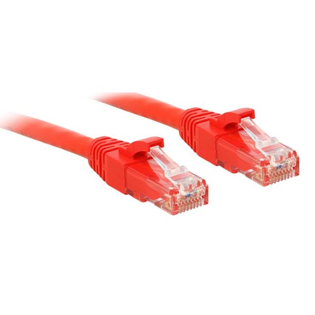 Lindy - 48031 cable de red Rojo 0,5 m Cat6 U/UTP (UTP)