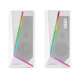 Mars Gaming - ALTAVOCES 2.0 BLUETOOTH 5.0 MS7 WHITE 20W RMS ILUMINACION RGB DINAMICO PROCESADOR DSP