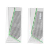 Mars Gaming - ALTAVOCES 2.0 BLUETOOTH 5.0 MS7 WHITE 20W RMS ILUMINACION RGB DINAMICO PROCESADOR DSP