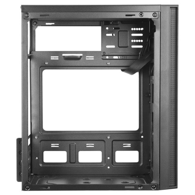 Tacens Anima - AC5, Caja Ordenador Compacta Micro ATX, Frontal Malla Refrigeración, USB 3.0, Negro