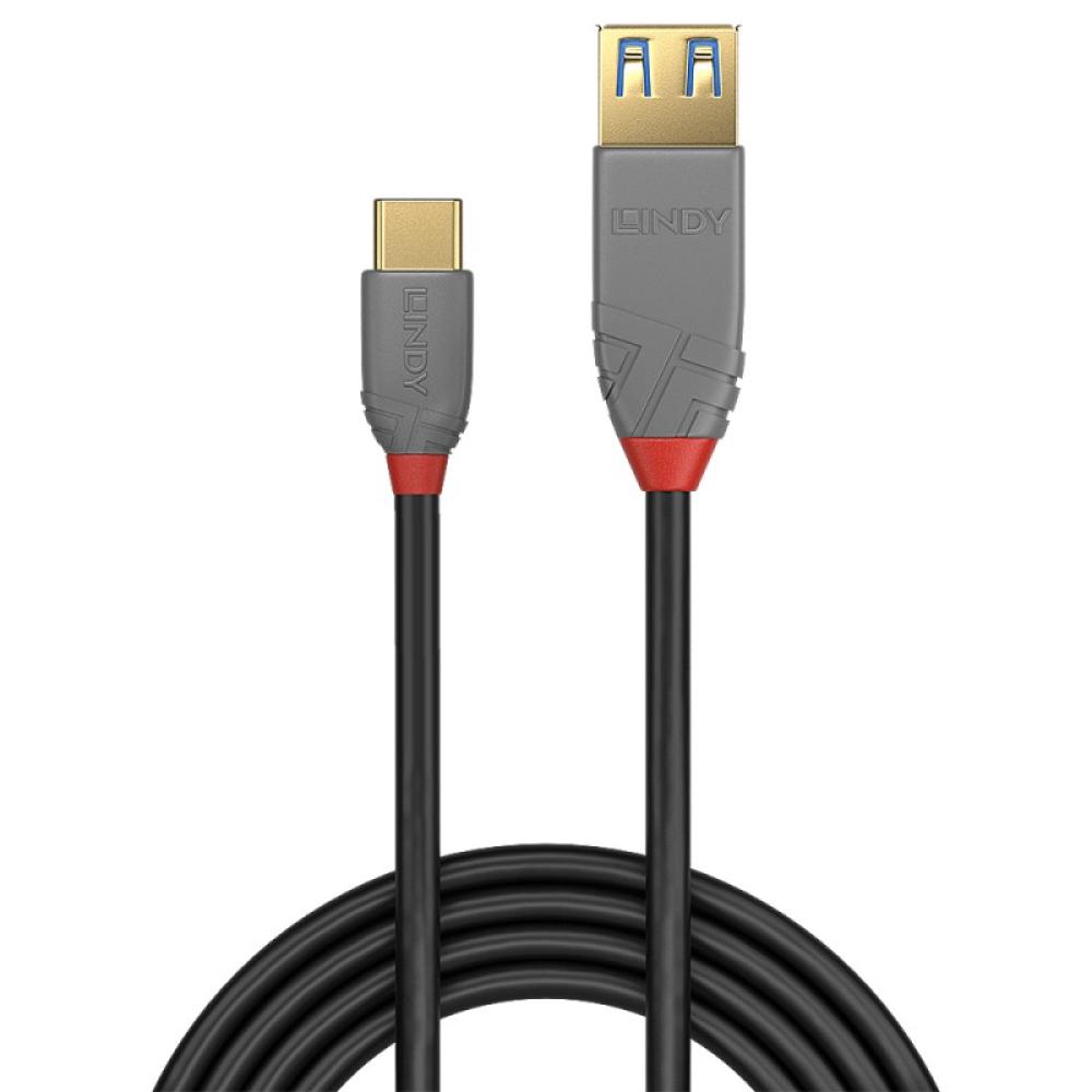 Lindy - 36895 cable USB USB 3.2 Gen 2 (3.1 Gen 2) 0,15 m USB C USB A Negro