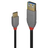 Lindy - 36895 cable USB USB 3.2 Gen 2 (3.1 Gen 2) 0,15 m USB C USB A Negro