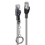 Lindy - 47600 cable de red Gris 0,3 m Cat6a S/FTP (S-STP)