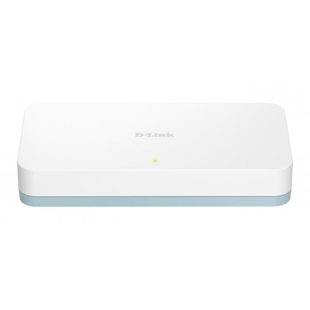 D-Link - DGS-1008D/E switch No administrado Gigabit Ethernet (10/100/1000) Blanco